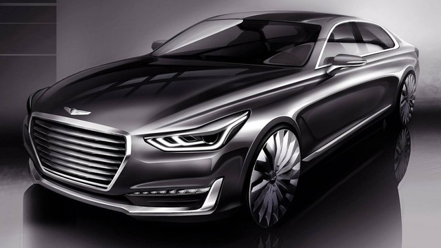 Xe sang cỡ lớn Hyundai Genesis G90 trình làng, thay chân Equus