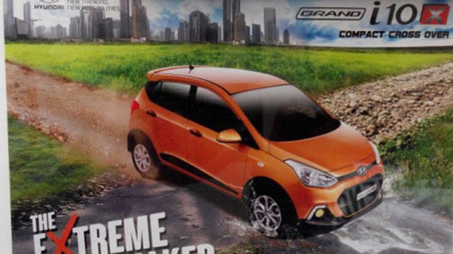 Hyundai Grand i10 phiên bản hatchback lai crossover bất ngờ lộ diện