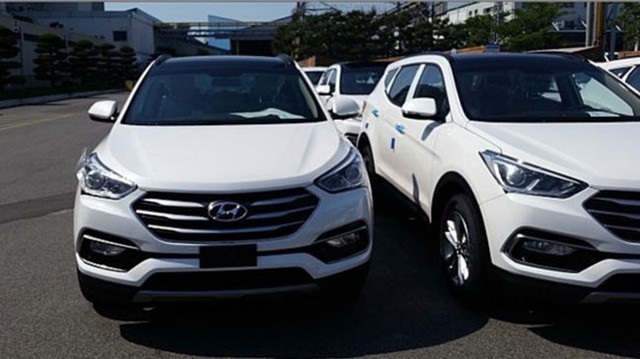 Hyundai Santa Fe 2016 sẽ về Việt Nam lộ diện trần trụi