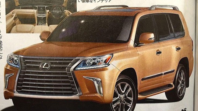 SUV hạng sang Lexus LX 570 2016 lần đầu lộ diện