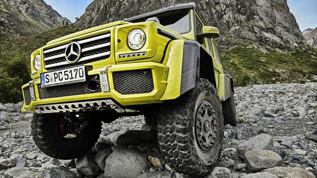Mercedes-Benz G500 4x4² - Xe việt dã với la-zăng nửa mét
