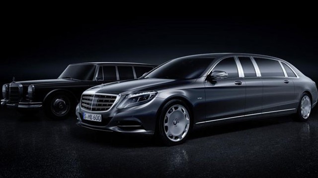 Limousine cho nhà giàu Mercedes-Maybach Pullman trình làng sớm