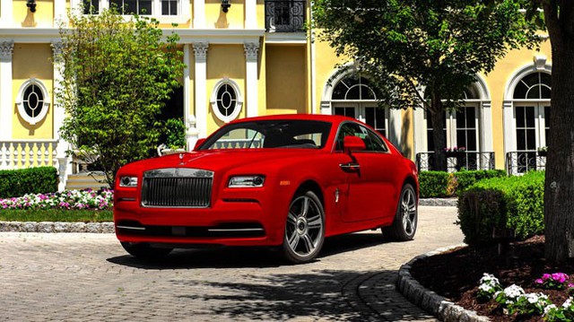 Xe sang tiền tỷ Rolls-Royce Wraith có phiên bản mới màu đỏ rực