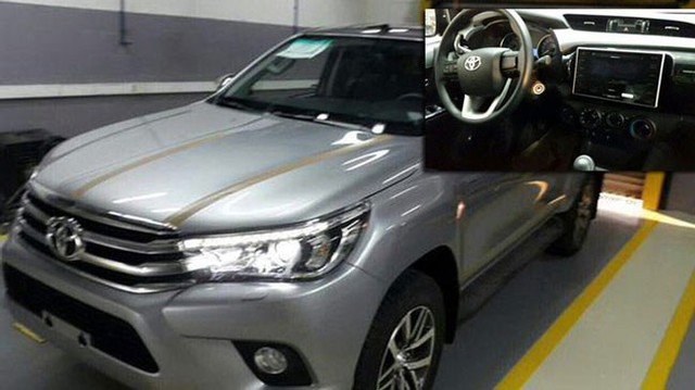 Toyota Hilux 2016 có thể về Việt Nam lần đầu lộ nội thất