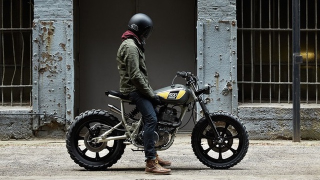 Yamaha SR500 độ theo phong cách trần trụi và sexy