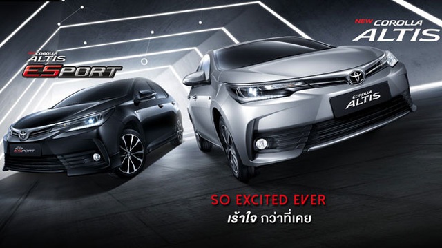 Toyota Corolla Altis 2017 sẽ về Việt Nam ra mắt tại Thái Lan, giá từ 508 triệu Đồng