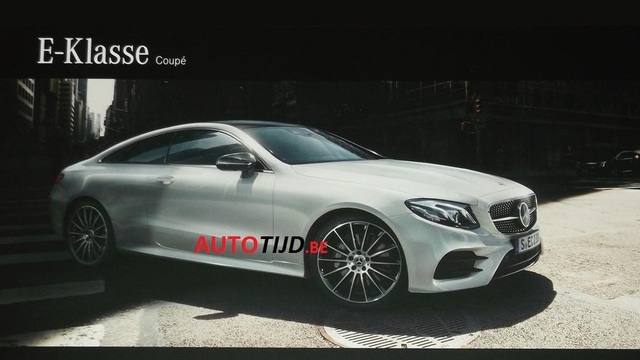 Xe sang Mercedes E-Class Coupe 2018 lộ diện trước giờ G
