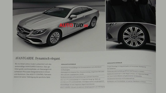 Mercedes E-Class Coupe 2018 phiên bản Avantgarde