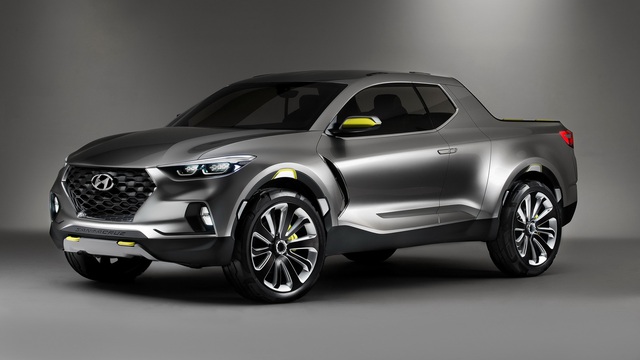 Kia cũng phát triển xe bán tải, dựa trên Hyundai Santa Cruz