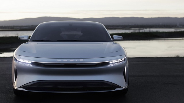 Cận cảnh cụm đèn pha cực "chất" của siêu xe Lucid Air