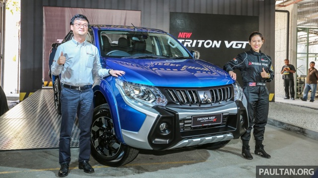 Xe bán tải Mitsubishi Triton nâng cấp ra mắt, giá từ 599 triệu Đồng