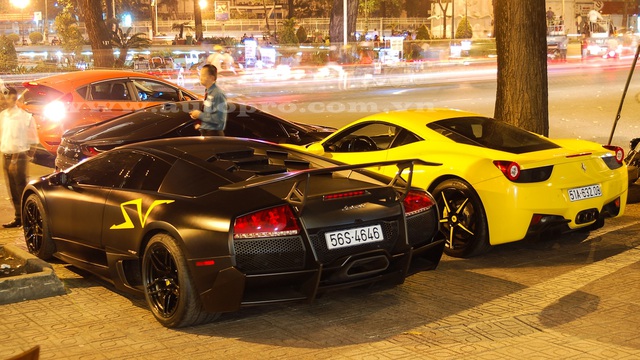 Xem kỹ "dung nhan" của siêu xe Lamborghini Murcielago LP670-4 SV của Minh "Nhựa"