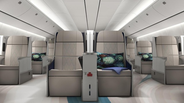 
Sau khi được tái thiết kế lại không gian bên trong, chiếc chuyên cơ Crystal Cruise có khả năng chuyên chở 84 hành khách. Ngoài ra, nhờ vào ưu điểm của Boeing 777 200LR mà chiếc chuyên cơ Crystal Cruise còn có khả năng bay liên tục mà không cần nghỉ tiếp nhiên liệu với quãng đường lên tới hơn 15.000 km.
