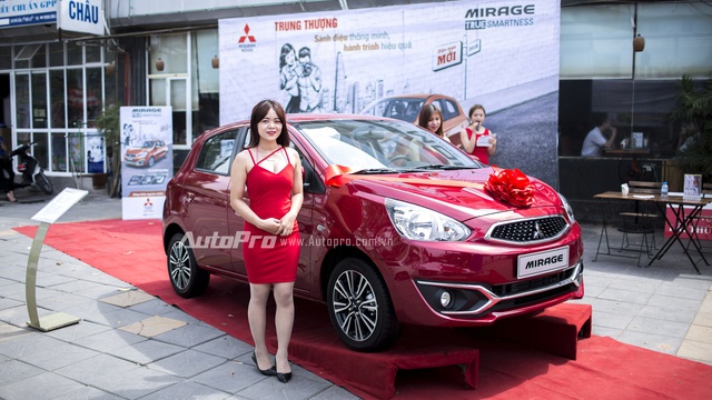 Cận cảnh Mitsubishi Mirage 2016 giá 535,8 triệu Đồng tại Việt Nam