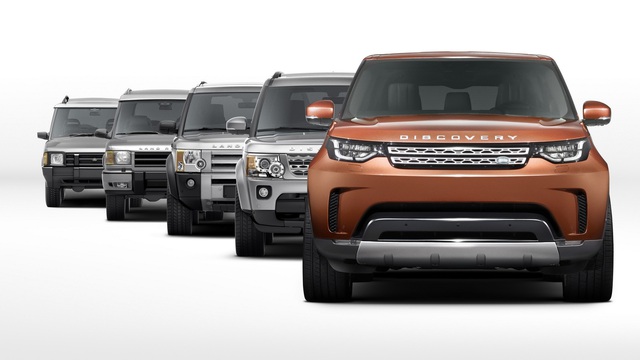 SUV cỡ lớn Land Rover Discovery 2017 lần đầu tiên lộ mặt