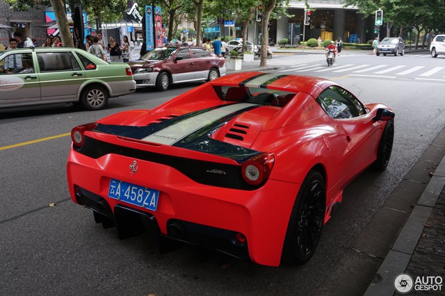 Bắt gặp siêu xe Ferrari 458 Speciale Aperta đeo biển chọn trên đường phố - Ảnh 4.
