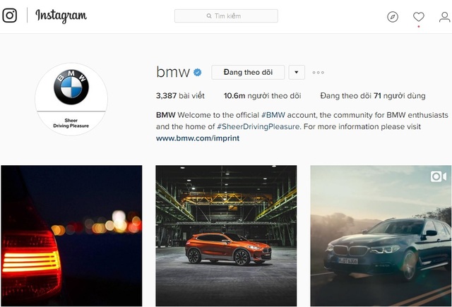 10 hãng xe có lượng người theo dõi khủng nhất trên Instagram - Ảnh 1.