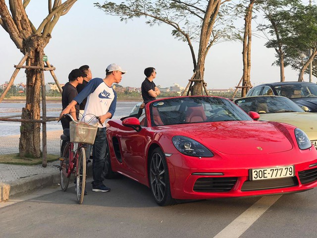Dàn xe Porsche sang chảnh tập trung tại Hà Nội vào ngày cuối tuần - Ảnh 8.