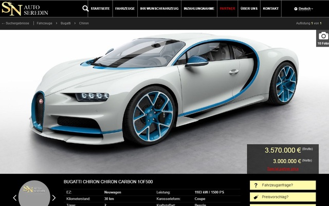 Bugatti Chiron bị đại lý hét giá, nếu mua cũng phải chờ 1 năm mới được nhận xe - Ảnh 1.