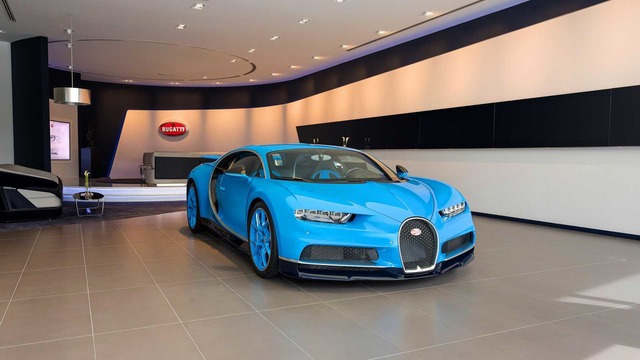 Bugatti khai trương showroom lớn nhất thế giới và trưng bày đúng 1 chiếc xe - Ảnh 3.