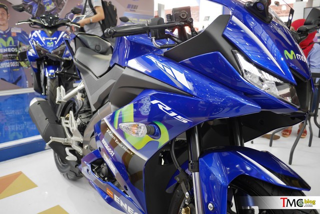 Mô tô thể thao Yamaha R15 3.0 có thêm phiên bản Movistar mới - Ảnh 12. Mô tô thể thao Yamaha R15 3.0 có thêm phiên bản Movistar mới - Ảnh 12.