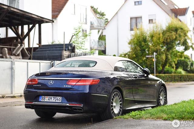 Chiêm ngưỡng vẻ đẹp của xe siêu sang Mercedes-Maybach S650 Cabriolet trên đường phố - Ảnh 5.