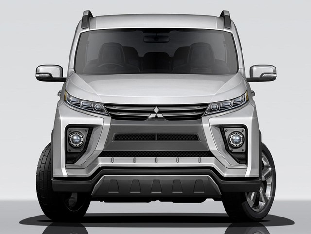 Đây có thể là diện mạo của xe MPV Mitsubishi Delica 2017 sắp ra mắt - Ảnh 1.