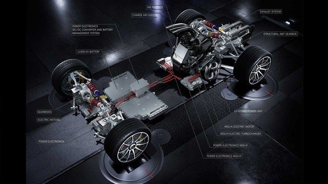 Hình ảnh nhìn từ phía sau của siêu xe Mercedes-AMG Project One gây sốt - Ảnh 2. Hình ảnh nhìn từ phía sau của siêu xe Mercedes-AMG Project One gây sốt - Ảnh 2.
