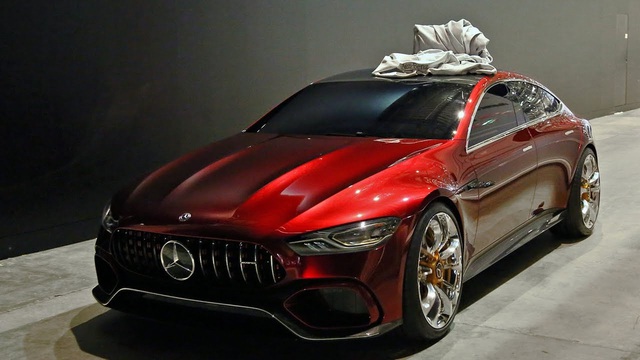 Xem "quả bom sex 4 bánh" Mercedes-AMG GT Concept lăn bánh ra khỏi triển lãm Geneva 2017
