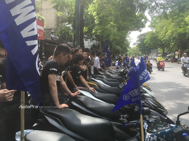 Gần 100 xe Yamaha NVX tổ chức offline tại Hà Nội - Ảnh 2. Gần 100 xe Yamaha NVX tổ chức offline tại Hà Nội - Ảnh 2.
