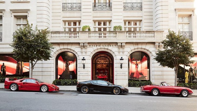 Ralph Lauren trưng bày bộ 3 siêu xe Ferrari hàng hiếm tại kinh đô thời trang của thế giới