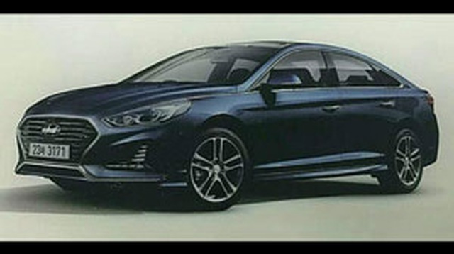 Sedan cỡ trung Hyundai Sonata 2018 lần đầu tiên "hiện nguyên hình"