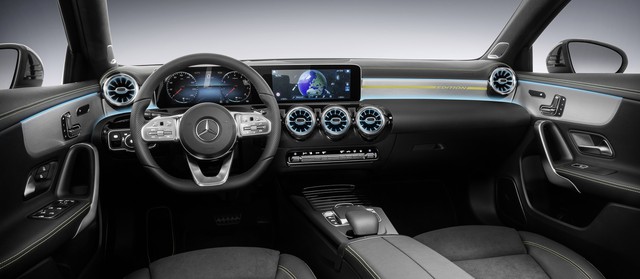 Nội thất Mercedes-Benz A-Class mới tái hiện thiết kế của xe sang S-Class - Ảnh 2.