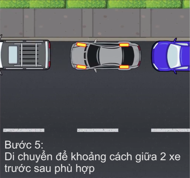 [Video] Hướng dẫn cách đỗ xe ghép ngang/ghép dọc cho tài non - Ảnh 6.