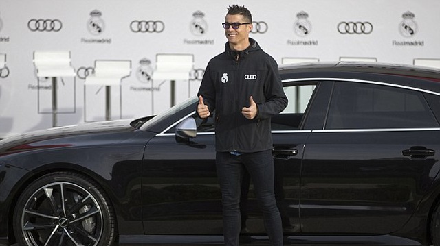 Cristiano Ronaldo và dàn sao Real Madrid được tặng xe sang Audi