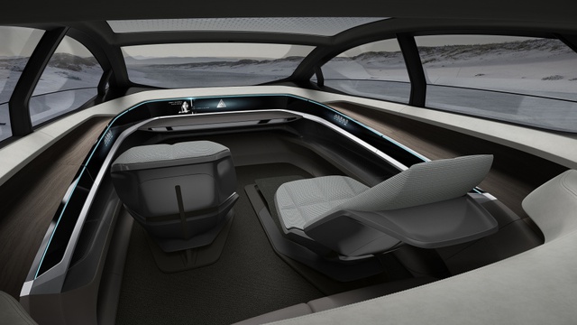 Audi Aicon chỉ thiếu phòng tắm để trở thành máy bay Boeing 747 trên mặt đất - Ảnh 2. Audi Aicon chỉ thiếu phòng tắm để trở thành máy bay Boeing 747 trên mặt đất - Ảnh 2.