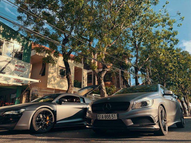 Audi R8 độ body kit Prior Design, công suất tăng 200 mã lực tái xuất trên phố Sài thành - Ảnh 8. Audi R8 độ body kit Prior Design, công suất tăng 200 mã lực tái xuất trên phố Sài thành - Ảnh 8.