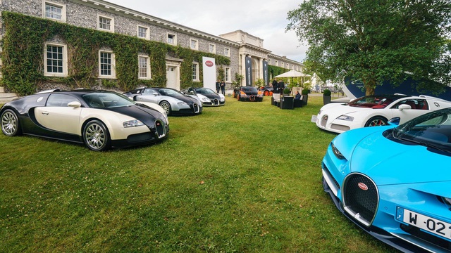 "Binh đoàn" gần 10.000 mã lực của Bugatti đại náo tại lễ hội Goodwood 2017