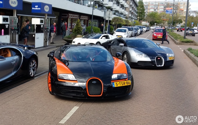 Dàn Bugatti siêu khủng gây náo loạn tại con phố Hà Lan - Ảnh 1.