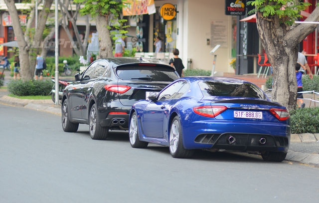Cặp đôi Maserati 14 tỷ Đồng khoe dáng trên phố Sài thành - Ảnh 4.