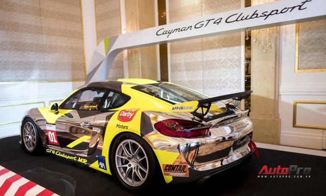 Chi tiết xe đua thể thao Porsche Cayman GT4 ClubSport vừa được giới thiệu tại Việt Nam - Ảnh 4.
