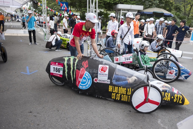 Ngắm nhìn dàn xe tự chế của Việt Nam thi đấu tiết kiệm nhiên liệu - Ảnh 1.