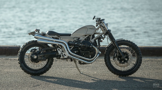Làm quen với một BMW R NineT Scrambler đơn giản và đậm chất cổ điển