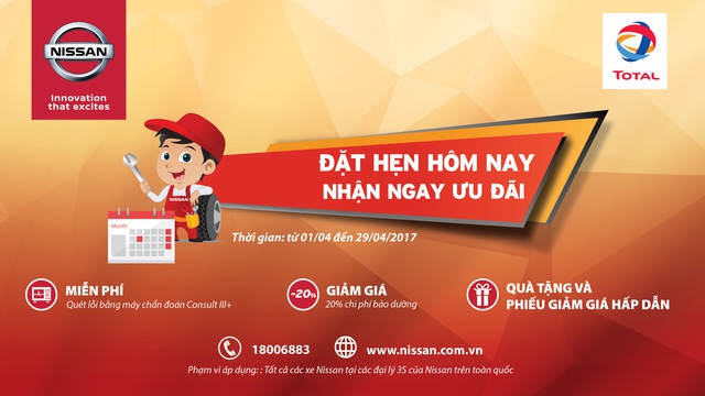 “Đặt hẹn hôm nay, nhận ngay ưu đãi”