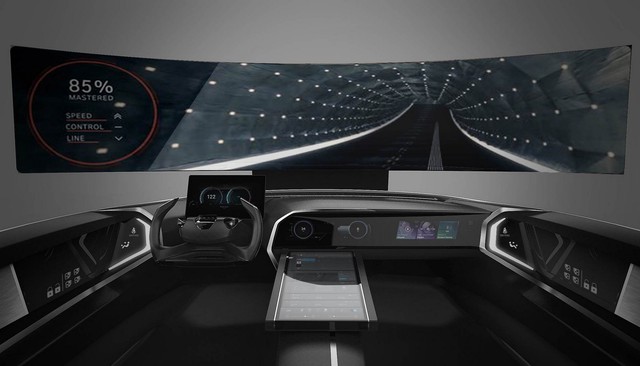 Nội thất như phi thuyền không gian trên xe Hyundai trong tương lai - Ảnh 1.