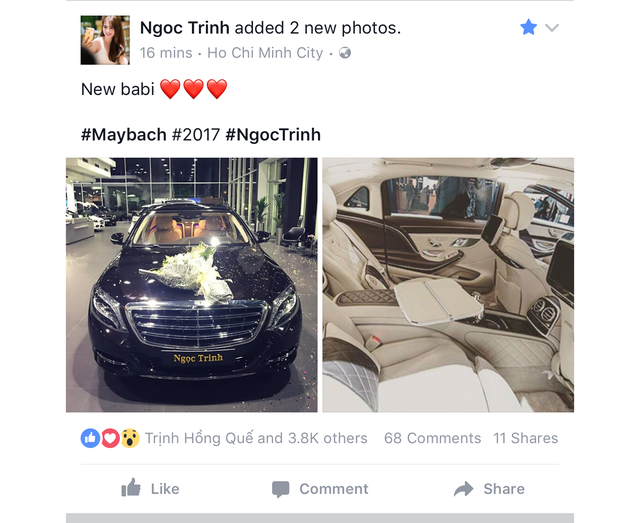 Ngọc Trinh bất ngờ mua Mercedes-Maybach - Ảnh 1.