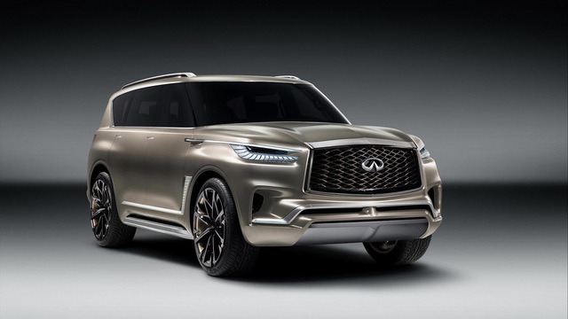 SUV hạng sang cỡ lớn Infiniti QX80 Monograph lộ ảnh toàn thân