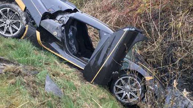 Siêu xe triệu USD Koenigsegg Agera RS gặp nạn tại Thụy Điển