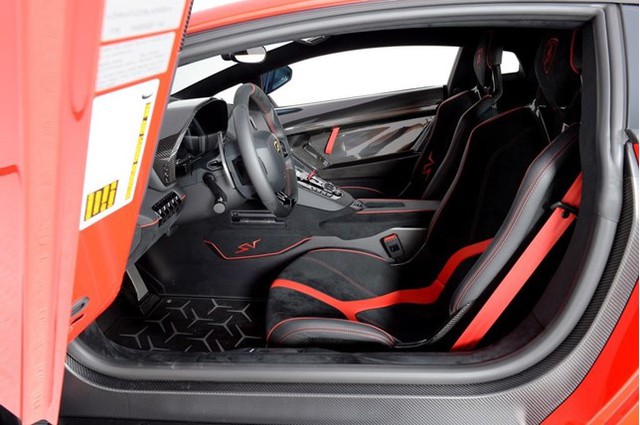 Vẻ đẹp siêu xe hàng hiếm Lamborghini Aventador SV đỏ rực rao bán 12,7 tỷ Đồng - Ảnh 9.