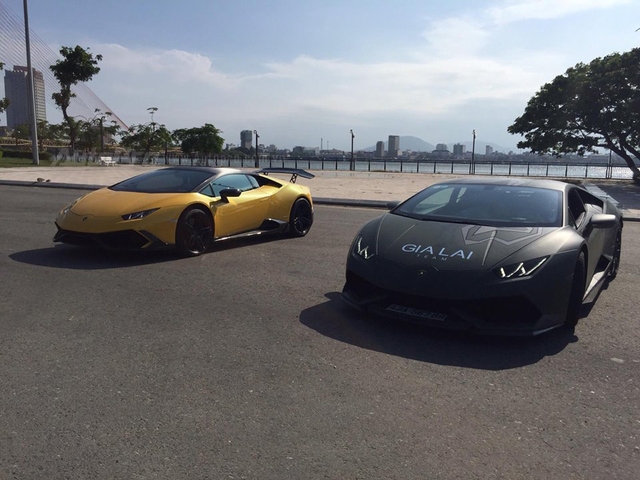 Cặp đôi Lamborghini Huracan độ khủng, biển VIP, đọ dáng cùng nhau tại Đà Nẵng - Ảnh 12.
